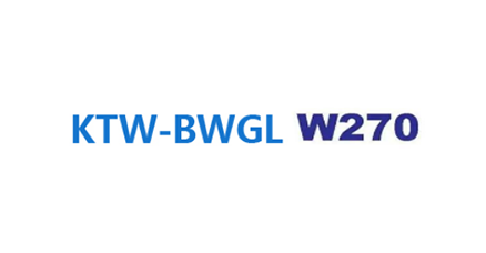 KTW-BWGL certification, W270 certification